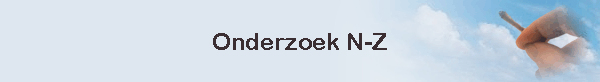 Onderzoek N-Z