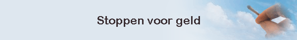 Stoppen voor geld